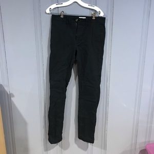 Men’s black chinos